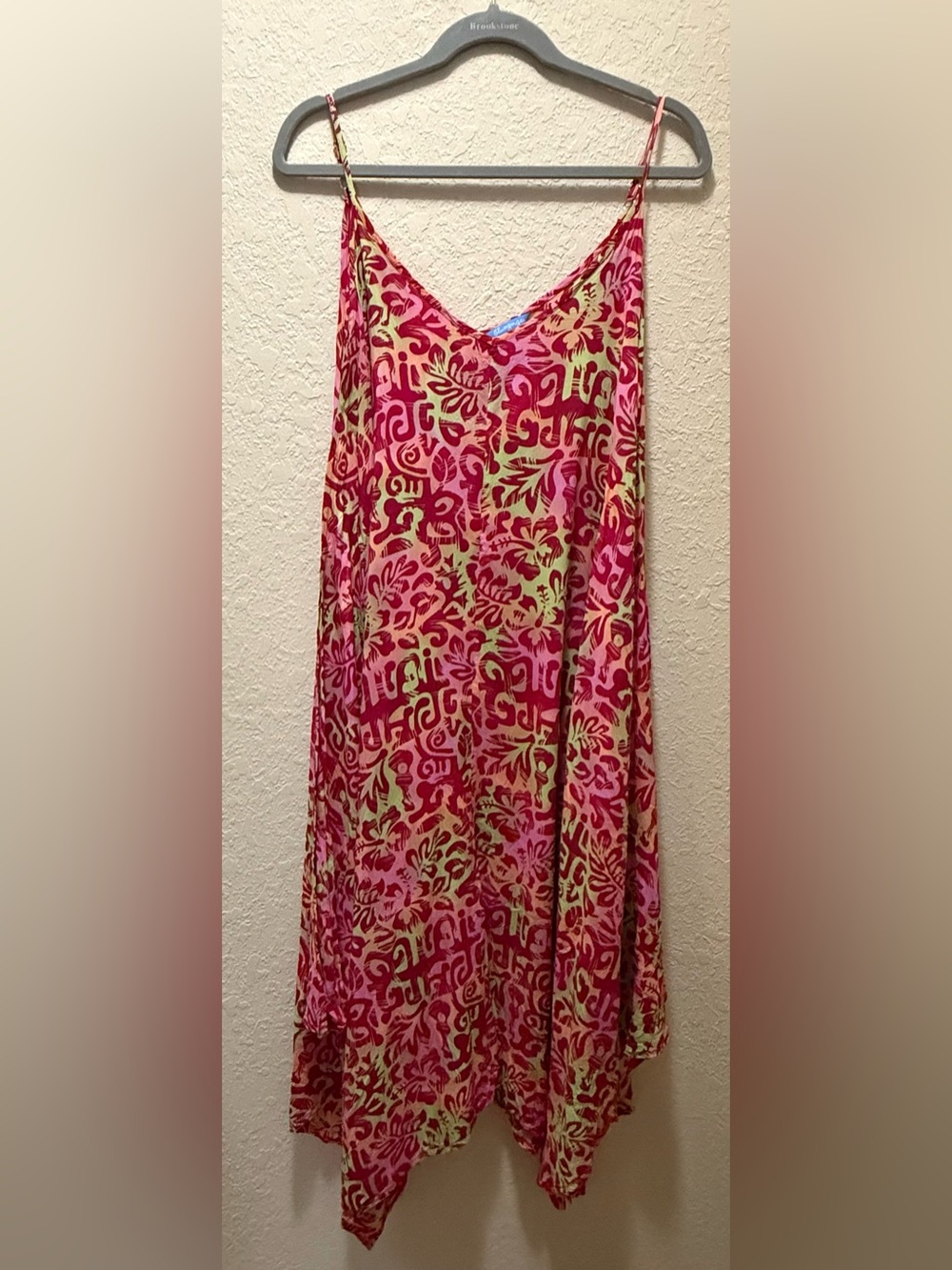 NWOT, Blue Ginger Asymmetrical Dress, Size XL